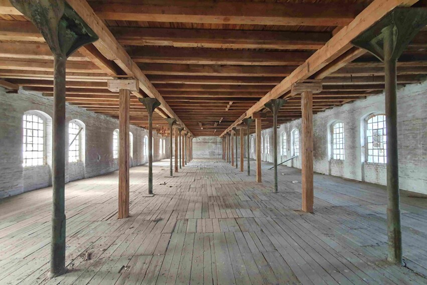 Walzenmühle - Innenansicht Bestand 2 Walzenmühle - Innenansicht Bestand 2