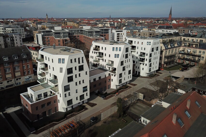 Riverhouse Luftaufnahme R&uuml;ckseite