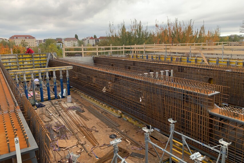 Dösner Weg - Bewehrung Stahlverbundträger Dösner Weg - Bewehrung Stahlverbundträger