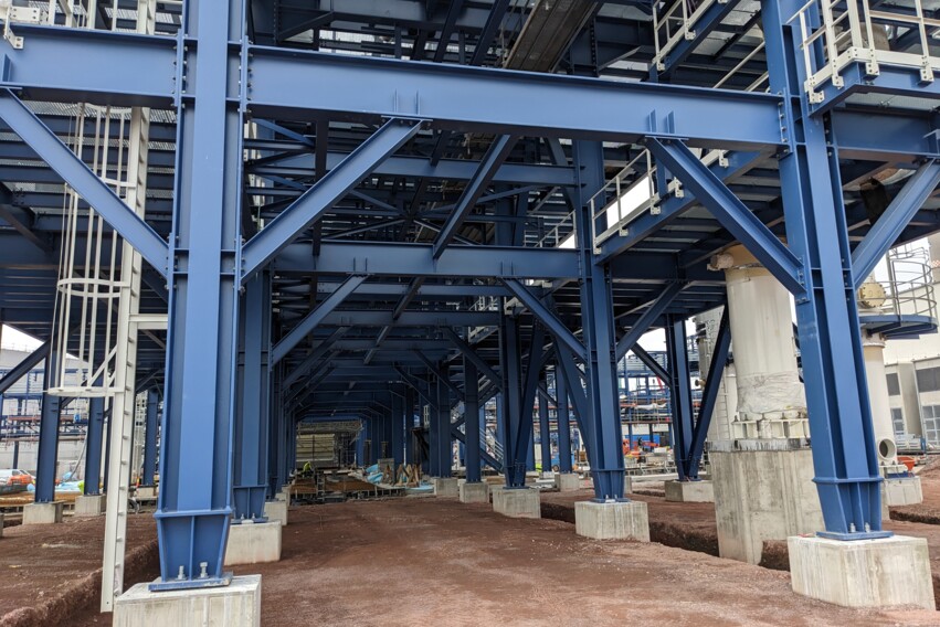 UPM-Leuna - Stahlbau