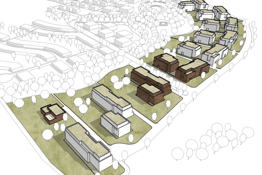 Naunhof Florag&auml;rten Visualisierung Architekturwettbewerb