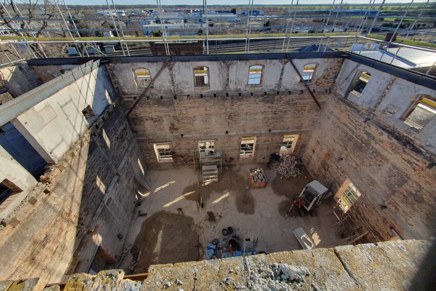 Walzenmühle - Baustelle Speicher 2 Walzenmühle - Baustelle Speicher 2