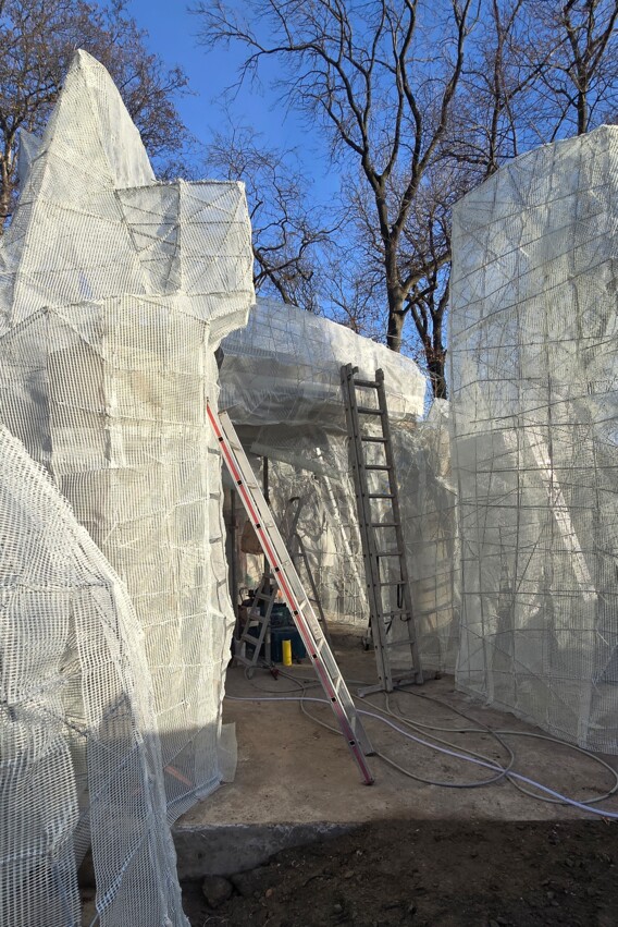 Zoo - Inselwelten - Unterkonstruktion Kunstfelsen Zoo - Inselwelten - Unterkonstruktion Kunstfelsen